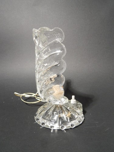 ANTICA ORIGINALE ART DECO LAMPADA ABAT JOUR VETRO SOFFIATO MURANO STILE BAROVIER - Picture 5 of 7