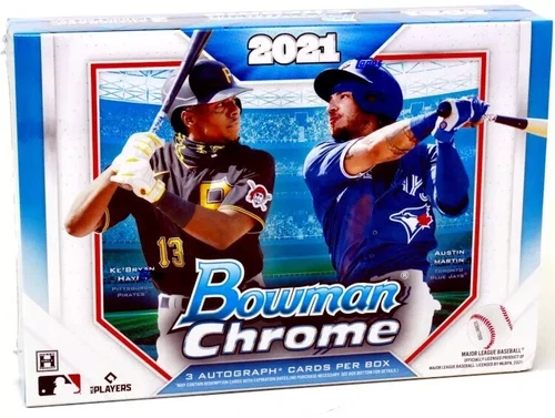 2021 Bowman Chrome Baseball Factory Sealed HTA Choice Box (C)
