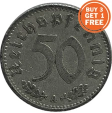 50 GERMAN REICHSPFENNIG FROM 1935-1940 - CHOICE OF DATE - GERMANY