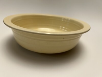 VINTAGE IVORY  FIESTA  8 1/2'' NAPPY - FIESTAWARE  Original