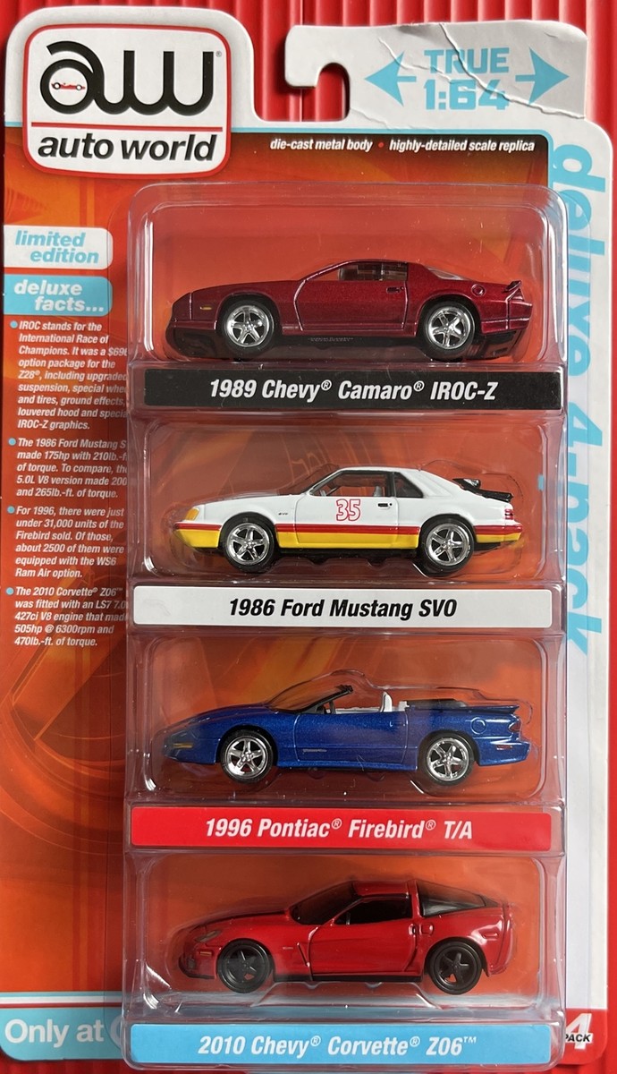 Auto World 2023 Deluxe 4 Pack Release 2 Version A Brand New Ready