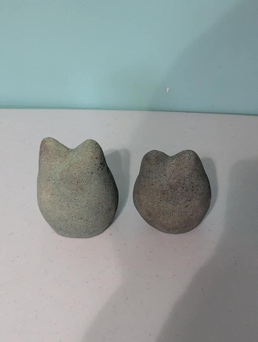 5" cat head figurines - Picture 4 of 9