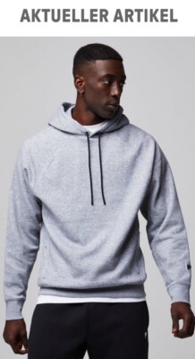 Hoodie Fabletics Grau Größe S