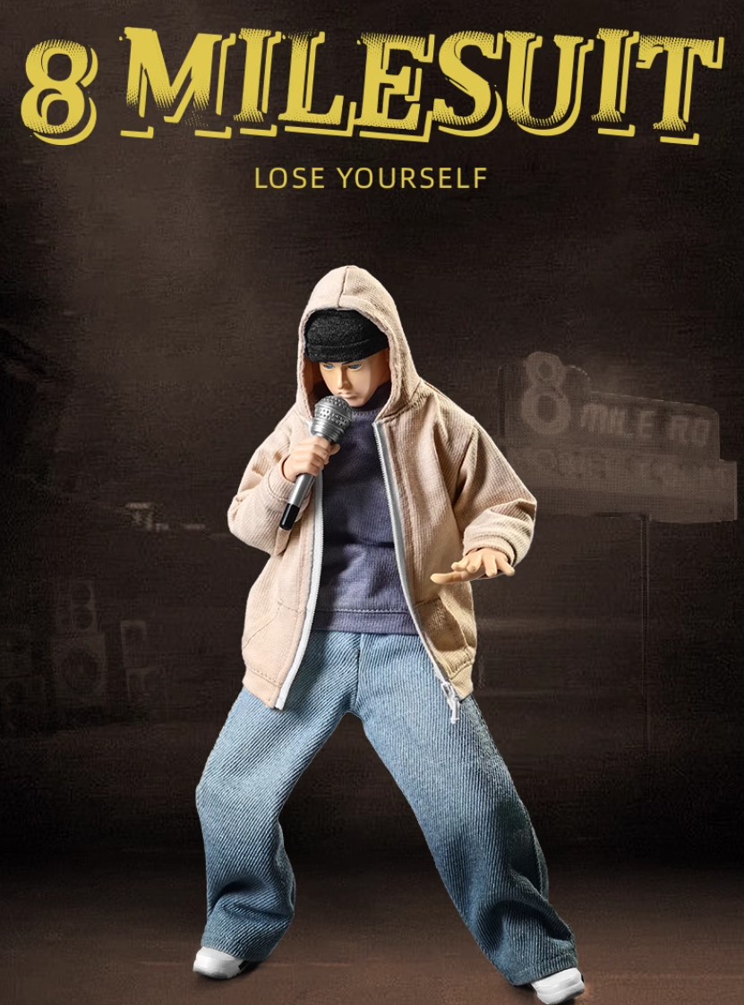New Eminem 1/6 Action Figure, 8 Miles Slim Shady Album fit with