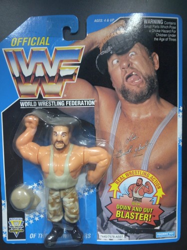 WWF Vintage MOC Hasbro Luke Bushwhackers Figure...
