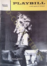 Vintage Theater Program Playbill The Music Man Majestic Theatre 1958