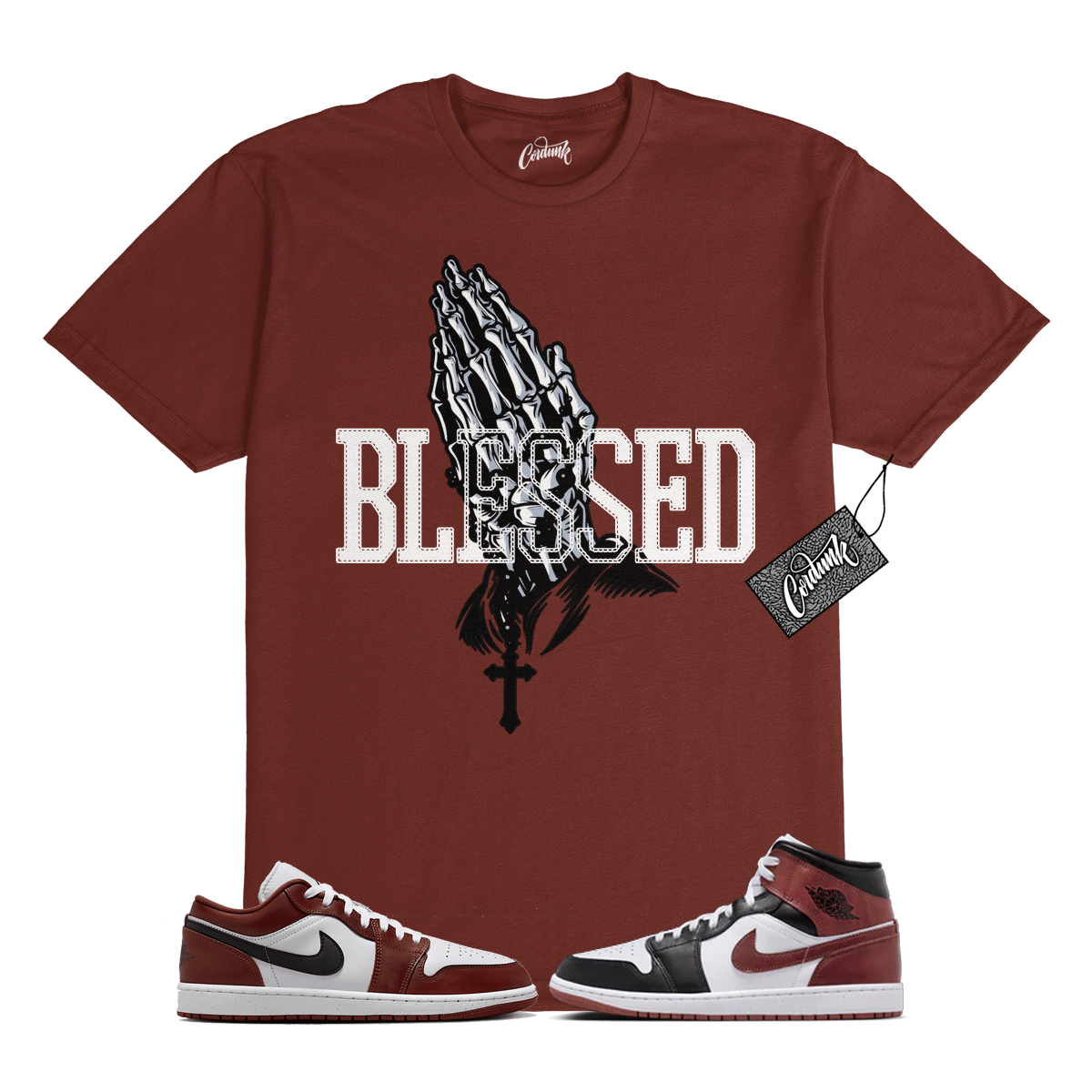 1 T shirt Dark Pony bianca nera abbinata BLSDHANDS