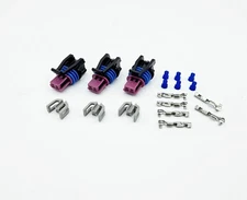 3x 2 Pin Delphi GT150 Coolant Oil ATF Fluid Temp Sensor Connector & Terminal Kit