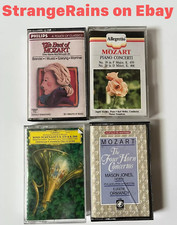 Lot of 4 Classical Music Cassette Tapes - Mozart  ALL PLAY TESTED