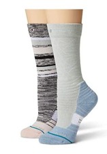 Stance kids Performance Bobbin 2-Pack Snow Crew Cut Socks Size Large NWT