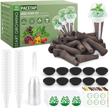 161 Pcs Seed Pod Kit for Aerogarden, Plant Seed Starter Sponges Kit for Hydropon 0.13 per gallon