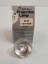 Vintage General Electric GE ELH 120V 300w Projector Lamp Bulb NOS New In Box