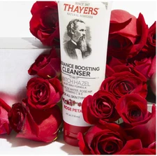 THAYERS Rose Petal Radiance Boosting Cleanser Witch Hazel Vitamin C  Vitamin E