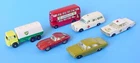 1960s LESNEY MATCHBOX DIECAST LOT 8 BP ROUTEMASTER POLICE FORD GALAXIE MERCEDES