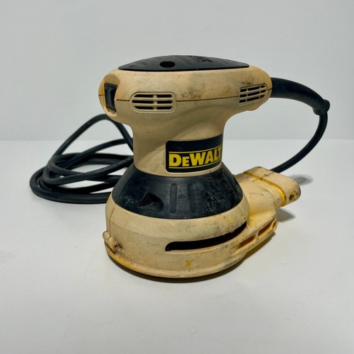 DeWalt D26450 Random Orbit Palm Sander 5 Inch Yellow Black FOR PARTS OR REPAIR