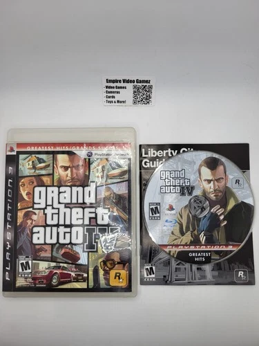 Grand Theft Auto IV (Sony PlayStation 3 PS3, 2008) - Complete - CIB - Tested
