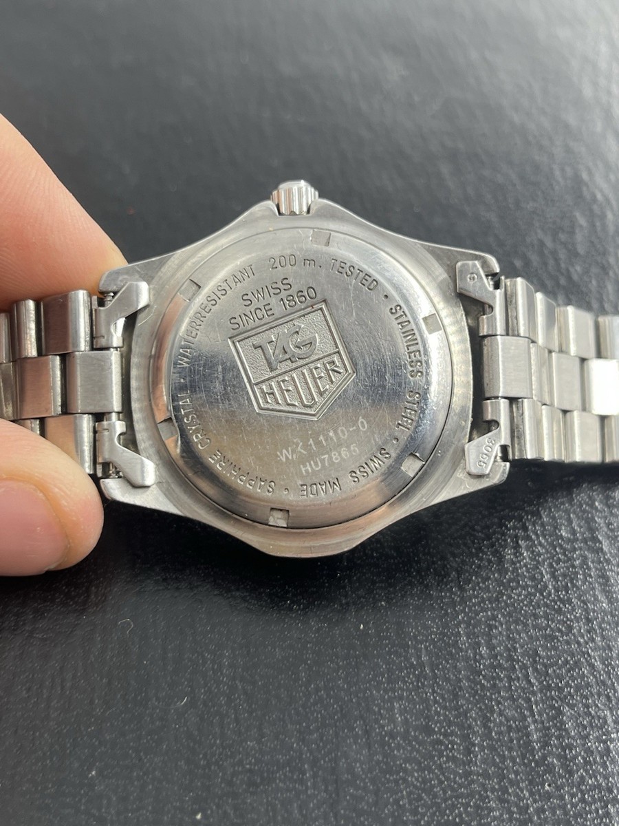 TAG Heuer 2000 Men's Black Watch - WK1110-0 for sale online TAG Heuer 2000 Men's Black Watch - WK1110-0 for sale online