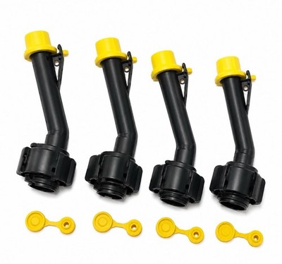 4 Gas Can Nozzle Spouts Rings Caps Replacement for Vintage Blitz 900094 900092