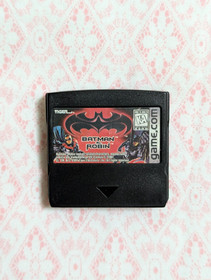 Batman & Robin (Game.com, 1997) Game Cartridge & Manual - Tested!