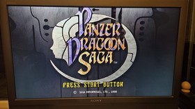 Sega Saturn. Panzer Dragoon Saga (PAL) tested