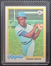 1978 Topps #248 Frank White Kansas City Royals 2nd Base Baseball Card Vintage DP