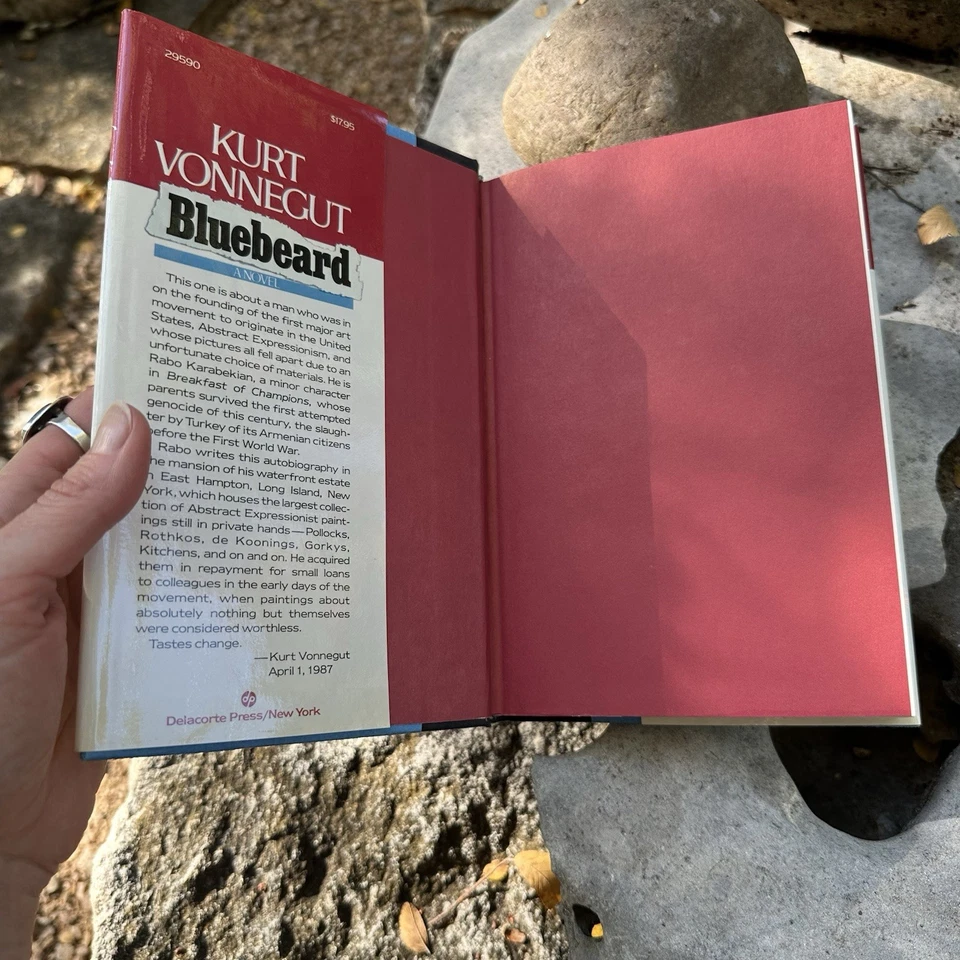 Bluebeard Курт Воннегут первое торговое издание первый принт в твердом переплете с пылезащитной курткой - Изображение 3 из 4