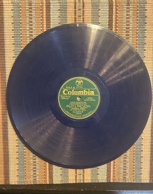 Max Mensing 78 RPM Zwei Herzen / Auch Du Wirst Einmal BLUE SHELLAC Columbia G520