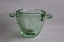 DAUM Vase vert Art déco (35729)