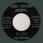 DOO-WOP ORIGINAL - THE TIMETONES - In my Heart/My Love - TIMES SQUARE
