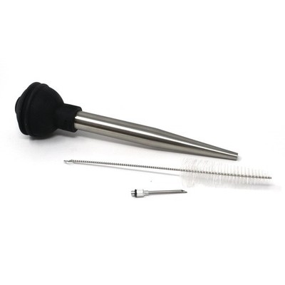 Norpro Deluxe Stainless Steel Baster with Injector 11'' x 2'' x 2'', Multicolor