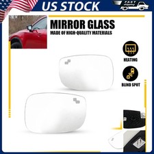 Passenger Driver Side Mirror Glass Heated with Blind Spot For Mazda CX-9 2016-23