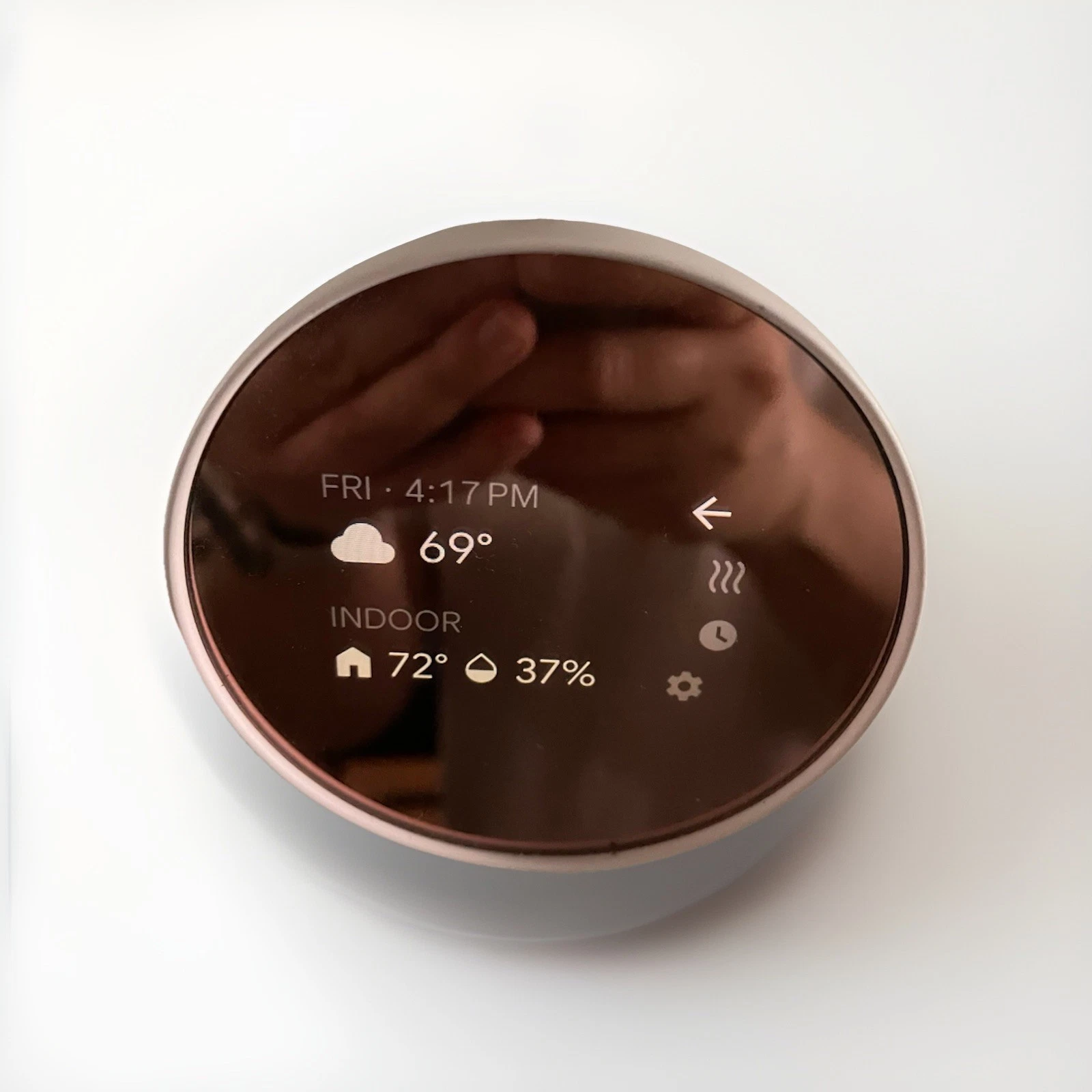 Google Nest Smart Programmable Wi-Fi Thermostat Sand Pink G4CVZ GA02082-US Used