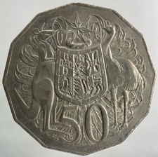 1974 Australia 50 Cents Coin | Very High Grade