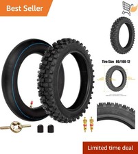 3.00-12 Off Road Tire and Inner Tube for 90cc-125cc Pit Bikes Motocross