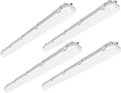 4FT LED Vapor Tight Light, 40/50/60W Vapor Light Fixture, [2-Lamp F32T8 Equiv.]