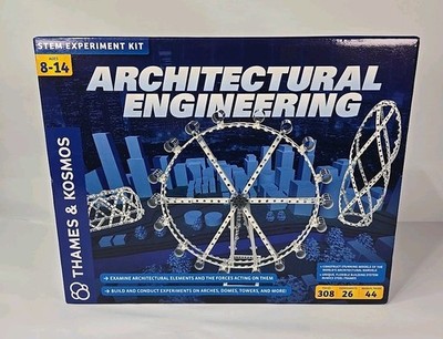 Architectural Engineering Stem Experiment Kit Thames & Kosmos NEW