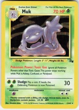 Muk 13/62 Rare Fossil Pokemon Unlimited Holo on eBay