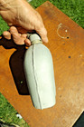 Vintage WWI era Canteen Dated 1918 LF&C metal top — photo 4