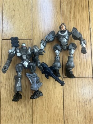 Lot Of 2 MARS Heroes Alien Action Figure Cybotronix 4'' Figures M.A.R.S Toy
