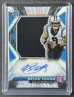 BRYCE YOUNG 2023 TOPPS COMPOSITE RESURGENCE JERSEY AUTO WHITE SURGE 77/125 RC