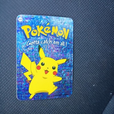 Pikachu #025 -  Vintage Vending Machine Prism Sticker 2000 - Pokemon Card