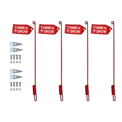 Qty 2: 27'' Blade Marker Stick w/ Flag Fits Universal Products Replaces 1308210