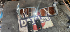 Datsun Nissan 80- 86 Oem Door Chrome Rear View Mirror Set Left Right