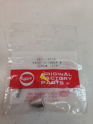 Cox Cat. 3718 Prop Spinner And Screw .074