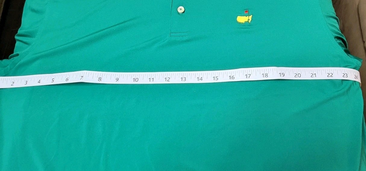 Masters Tech Performance Green Solid Collared Shi… - image 3