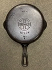 Griswold No. 4 /702A Cast Iron Pan. Small Logo.