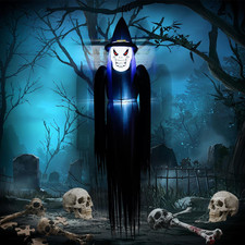 6FT Halloween Inflatables Hanging Ghost Outdoor Decorations Blow up Yard Decor w