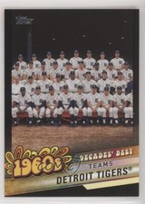 2020 Topps Decades Best Teams Black 20/299 Detroit Tigers #DB-29 fm0