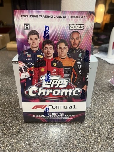 2023 Topps Chrome Formula 1 Racing Factory Sealed Hobby Box Piastri RC McLaren 