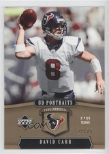 2005 Upper Deck Portraits Gold 39/75 David Carr #35 9o3